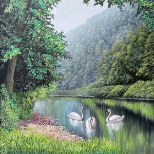 Water's Edge - 16"x 20" - Original Artwork - Free US Shipping